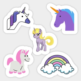 Unicorn 5 pk Stickers Collection Sticker